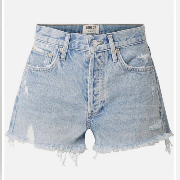 Agolde high rise denim short